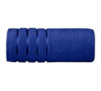 Elegant Comfort 100% Turkish Cotton 4 Lines Viscose Stripe Jumbo Bath Towel - Hotel Spa Quality Extra Large 35 x 70 Inch Bath Towel Ultra Soft, Super Absorbent Quick Dry Large Bath Towel, Royal Blue