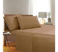 Elegant Comfort® 1500 Thread Count 4pc Bed Sheet Set Egyptian Quality Deep Pocket - California King, Taupe