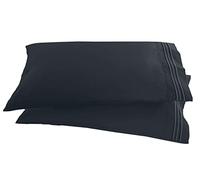 Elegant Comfort 1500 Thread Count Embroidered Egyptian Quality Luxurious Silky Soft HypoAllergenic WRINKLE & FADE RESISTANT 2-Piece Pillowcase