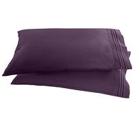 Elegant Comfort 1500 Thread Count Embroidered Egyptian Quality Luxurious Silky Soft HypoAllergenic WRINKLE & FADE RESISTANT 2-Piece Pillowcase