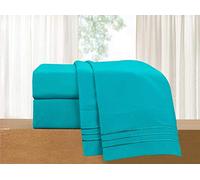 Elegant Comfort Luxury 4-Piece Bed Sheet Set - Luxury Bedding 1500 Premium Hotel Quality Microfiber, Wrinkle Resistant Cool & Breathable, Easy Elastic Fitted, Full, Teal