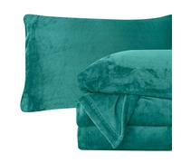 Elegant Comfort Luxury Soft Plush Velvet Flannel Sheets Full Size 4 Pcs Bed Sheets Set, Premium Plush Flannel Plush Cozy Warm Anti-Static, No Pilling, Deep Pockets