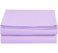 Elegant Comfort Premium Hotel Quality 1-Piece Flat Sheet, Luxury and Softest 1500 Premium Hotel Quality Microfiber Bedding Flat Sheet, Wrinkle-Free, Stain-Resistant, Twin/Twin XL, Lilac
