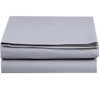 Elegant Comfort Premium Hotel Quality 1-Piece Flat Sheet, Luxury and Softest 1500 Premium Hotel Quality Microfiber Bedding Flat Sheet, Wrinkle-Free, Stain-Resistant, King, Silver
