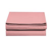 Elegant Comfort Premium Hotel Quality 1-Piece Flat Sheet, Luxury and Softest 1500 Premium Hotel Quality Microfiber Bedding Flat Sheet, Wrinkle-Free, Stain-Resistant, Full, Dusty Rose