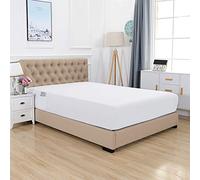 Elegant Comfort Premium Hotel Quality Extra Deep Pocket 18" - 21" Single Fitted Sheet for High Mattress, Luxury & Softest 1500 Thread Count Egyptian Quality Smart Pocket, King, White