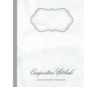 Elegant Composition Notebook | 7.5 x 9.25 Lined Journal | 160 Pages for School, Work, and Personal Use