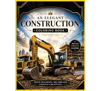 Elegant Construction Colouring Book.: A Sophisticated Journey Through Construction Vehicles, Scenes & Creative Detail