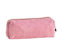 Elegant Corduroy Pen Holder Solid Color Pencil Case for Writing Essential Storage Bag Corduroy Accessories Bag