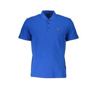 Elegant Cotton Polo Shirt Blue, male, Napapijri, Polo Shirts, Blue, L, Tops L