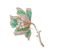 Elegant Crabapple Brooch Pin For Women With Realistic Designs And Alloy Detail Ornament For Enhancing Your Wardrobe Fashionable Women's Accessory