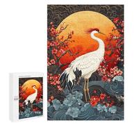 Elegant Crane Sunset Art Puzzle 1000 Teile Schwer Puzzle Spielzeug Lernspiel Impossible Herausforderungsspielzeug Für Erwachsene Kinder 1000 PCS