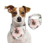 Elegant Crescent Butterfly Flower Dog Bandana Cat Bandana 1PC Dog Accessories for Small Dogs