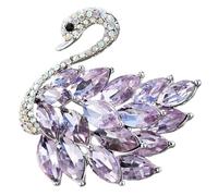 Elegant Crystal Bird Brooch Pin Elegant Clothing Jewelry Sparkling Crystals Suitable For Fashionable Women Stylish Women