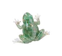 Elegant Crystal Desktop Ornament Art for Home and Giving (Green, 13X10X3cm)