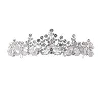 Elegant Crystal Princess Headdress Bridal Headdress Lady Rhinestone Hair Accessories Wedding Jewelry Silver