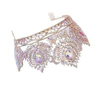 Elegant Crystal Princess Tiaras With Secure Comb Effective Hair Accessory For Weddings Parties And Cosplays Event Christmas Festival Tiaras