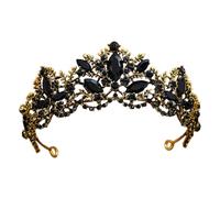 Elegant Crystal Rhinestones Crowned Headwear for Weddings and Pageants Unique Design Headwear Props for Women and Girls