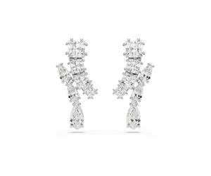 Elegant Crystal Stud Earrings - female - Swarovski - Earrings - Gray - ONE SIZE - Accessories ONE SIZE