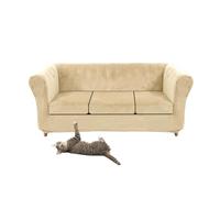 Elegant Curved Velvet Sofa Cover & Cushion Protector Light Gray Vintage Style Stylish Furniture Makeover Soft Touch Home Décor Essential Perfect for Living Room.