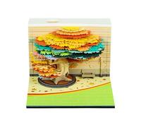 Elegant Cyclical Tree Calendar Twenty Twenty Six Weekly Task Planner with Multifunctional Note Panes Excellent for Desk Addons Jungle Lover Gift Concept