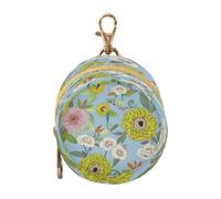 Elegant Daisy Flower Green and Pink Baby Pacifiers Holder Case Portable Wallet Coin Bag, Baby Items Container Box Tapas para chupones de