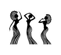 Elegant Decorative Metal Accessory Set (3 Pieces), Black, 30 x 78 cm, 27 x 79 cm, 30 x 70 cm, 100% Metal, 1.5 mm Thickness, Stylish & Durable Home Decor