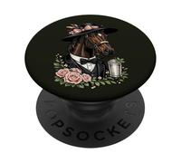 Elegant Derby Horse Mint Julep Southern Race Day PopSockets Adhesive PopGrip