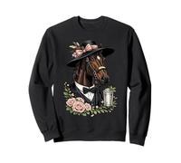 Elegant Derby Horse Mint Julep Southern Race Day Sweatshirt