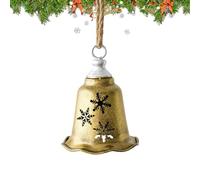 Elegant Design: Christmas bells with nostalgic jingle tones add timeless holiday cheer, perfect for porch or wall decor to create a festive ambiance in your home during the winter season
