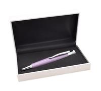 Elegant Diamond Cut Luxury Lilac Pen Set with Personalised Engraved Box