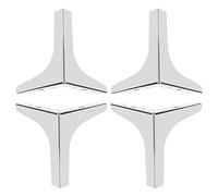 Elegant Diamond-Shaped Metal Furniture Legs - Modern Set of 4 for Sofas Coffee Tables Dining Tables and Cabinets - Upgrade Your Home Decor with Stylish Support