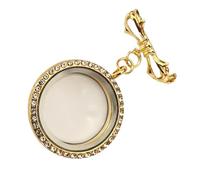 Elegant Diamonds Studded Butterfly Brooch With Secret Photo Holder Portable Alloy Jewelry For Women Butterfly Jewelry Accessory