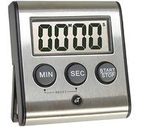 Elegant Digital Kitchen Timer, Stainless Steel Model eT-23, Super Strong Magnetic Back, Loud Alarm, Large Display, Auto Memory, Auto Shut-Off by eTradewinds