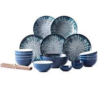 Elegant Dinnerware Set Dinner Plates Bowls Set Fine Porcelain Kitchen Dinnerware Set Dinner Salad Appitizer Dessert Plate Bowls The Best Gift for Family and Friends