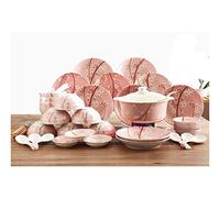 Elegant Dinnerware Set Dinner Plates Bowls Set Fine Porcelain Kitchen Dinnerware Set Plates, Dishes, Bowls, The Best Gift for Family and Friends