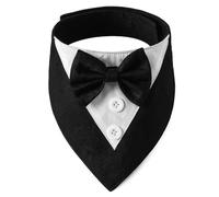 Elegant Dog Collar With Bowtie Neck Kerchief Suit Necklace Big Cute Girl Dog Pet Wedding Bandana