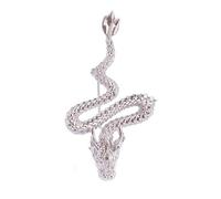 Elegant Dragon Shape Brooch Stylish Chinese Zodiacs Breastpin Ethnic Lapel Pins Festive Holiday Her Loved