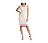 Elegant Dress in White and Red M