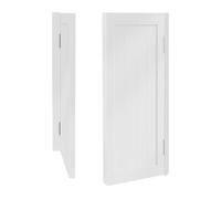 Elegant Dual Saloon Cafe Swinging Doors24/30/32/36 Inches Interior Half Doors with Hinges for Kitchen & EntranceStylish Home Decor (White 60x100cm)