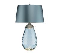 Elegant Duck Egg Blue Table Lamp With Led E27 Bulb