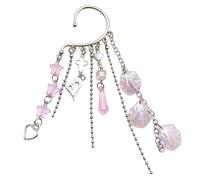 Elegant Ear Cuff Featuring Dazzling Shells And Flowing Chain For Ear Cuff For Parties And Special Occasions Women Ear Adornments