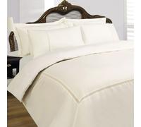 Elegant Egyptian Cotton Duvet Cover Sweet Dreams Cream Double
