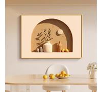 Elegant Electric Meter Box Cover, Creativity Flip Cover Meter Box, Dustproof and Easy to Clean, for Living Room Home Offices Wall, Various Styles Available(Gold 2,45 * 35cm/17 * 13in)