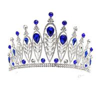Elegant Elegant Rhinestone Bridal Headwear Vintage Wedding Prom Party Headdresses Tiara Jewelry Hair Pins For Bride Bridesmaid Colour Name:H,D
