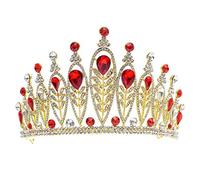 Elegant Elegant Rhinestone Bridal Headwear Vintage Wedding Prom Party Headdresses Tiara Jewelry Hair Pins For Bride Bridesmaid Colour Name:H,E