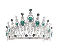 Elegant Elegant Rhinestone Bridal Headwear Vintage Wedding Prom Party Headdresses Tiara Jewelry Hair Pins For Bride Bridesmaid Colour Name:H,B