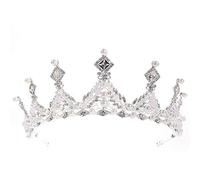 Elegant Elegant Rhinestone Bridal Headwear Vintage Wedding Prom Party Headdresses Tiara Jewelry Hair Pins For Bride Bridesmaid Colour Name:Silber