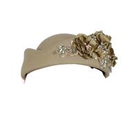 Elegant Embroidered Berets Hat Classical British Adjustable Circumference 11 Stylish Colors for Daily Wear Stylish for Travel and Commute Khaki