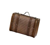 Elegant European Leather Case, Spacious Handheld Travel Case for Collectors and Enthusiasts, Daily Casual Use, Tu Huang Se, standard size
